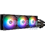 Водяное охлаждение для процессора Thermalright Frozen Warframe 420 ARGB (420мм, LED, Black, ARGB/Fans: 3x140мм, 88.7CFM, 29.8dBA, 1750RPM/Pump height 60мм, 23dBA, 3000RPM, Rad thickness 27мм/S: 1851, 1700, 1200, 115X, 2011, 2066, AM5, AM4)