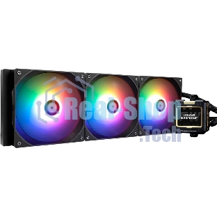 Водяное охлаждение для процессора Thermalright Frozen Warframe 420 ARGB (420мм, LED, Black, ARGB/Fans: 3x140мм, 88.7CFM, 29.8dBA, 1750RPM/Pump height 60мм, 23dBA, 3000RPM, Rad thickness 27мм/S: 1851, 1700, 1200, 115X, 2011, 2066, AM5, AM4)