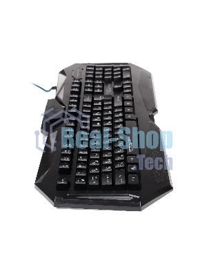 Комплект клавиатура+мышь Qumo Spirit of Wisdom проводной, USB, 2400 DPI, чёрный