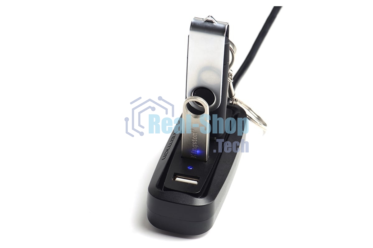 USB-концентратор Vention VAS-J43-B100, USB 2.0, USB 4 порта, USB