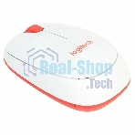 Комплект клавиатура+мышь Logitech MK240 Nano беспроводной, USB, 1000 DPI, белый