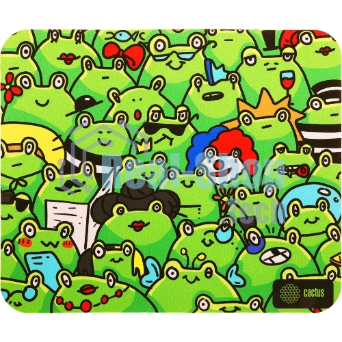 Коврик для мыши Cactus Frogs 300x250x3мм (CS-MPC-D09M)