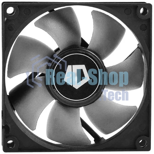 Вентилятор для корпуса ID-Cooling NO-8025-SD черный, 80 мм, 2000 об/мин, 21 дБ, 3 pin