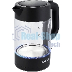 Чайник электрический Hyundai HYK-G7707 1.7л. 2200Вт графит корпус: стекло
