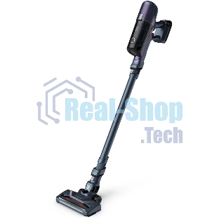 Пылесос вертикальный Tefal TY6838WO серый/фиолетовый, питание от аккумулятора, 100 Вт, уборка сухая, пылесборник 0.55 л