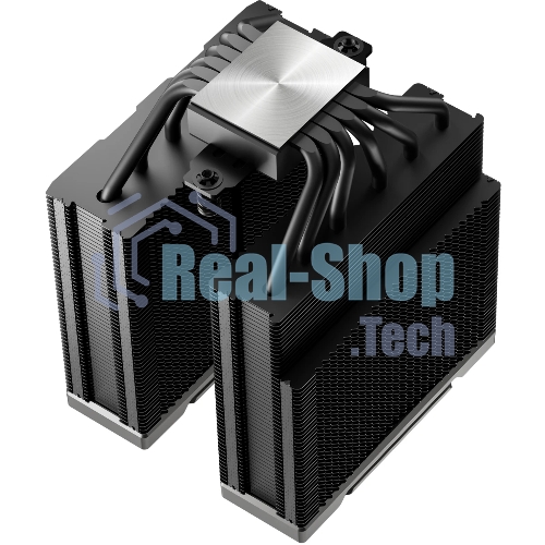 Кулер для процессора DEEPCOOL AK620 G2 LGA1851/1700/1200/115X/AM5/AM4 (8шт/кор, TDP 260W, PWM, DUAL Fan 120мм, 6 тепл. трубок, Copper Base, Wood-grain top cover, черный) RET (R-AK620G2-BKNNMN-GJD)