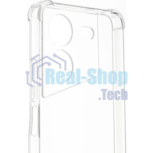 Чехол (клип-кейс) BoraSCO для Tecno Pova 5 Bumper Case прозрачный (72321)