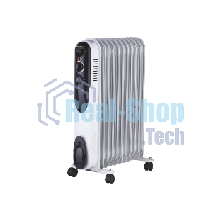 Обогреватель масляный Neoclima NC 9307 белый/черный, 1500 Вт, 15 м2, термостат 28742