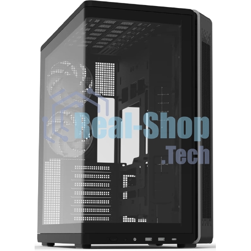 Компьютерный корпус ZALMAN MidTower P60 black (ATX, без БП, 2xUSB 3.0+USB Type C, 5x120мм ARGb) (Zalman P60 Black)