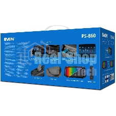 Портативная колонка SVEN PS-860 черный 100W 1.0 BT/3.5Jack 5400mAh