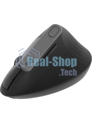 Мышь беспроводная/проводная Logitech MX Vertical графитовый, 4000 dpi, радиоканал, Bluetooth, USB, кнопки - 6