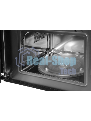 Встраиваемая микроволновая печь Bosch BFL524MB2 черный, 20 л, 800 Вт, переключатели - сенсор, поворотный механизм