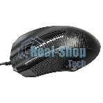 Мышь проводная Nakatomi MON-07U черный, 800 dpi, USB, кнопки - 3
