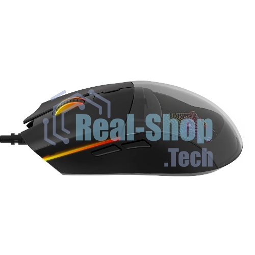 Мышь проводная Oklick 714GM черный, 3200 dpi, USB, кнопки - 7
