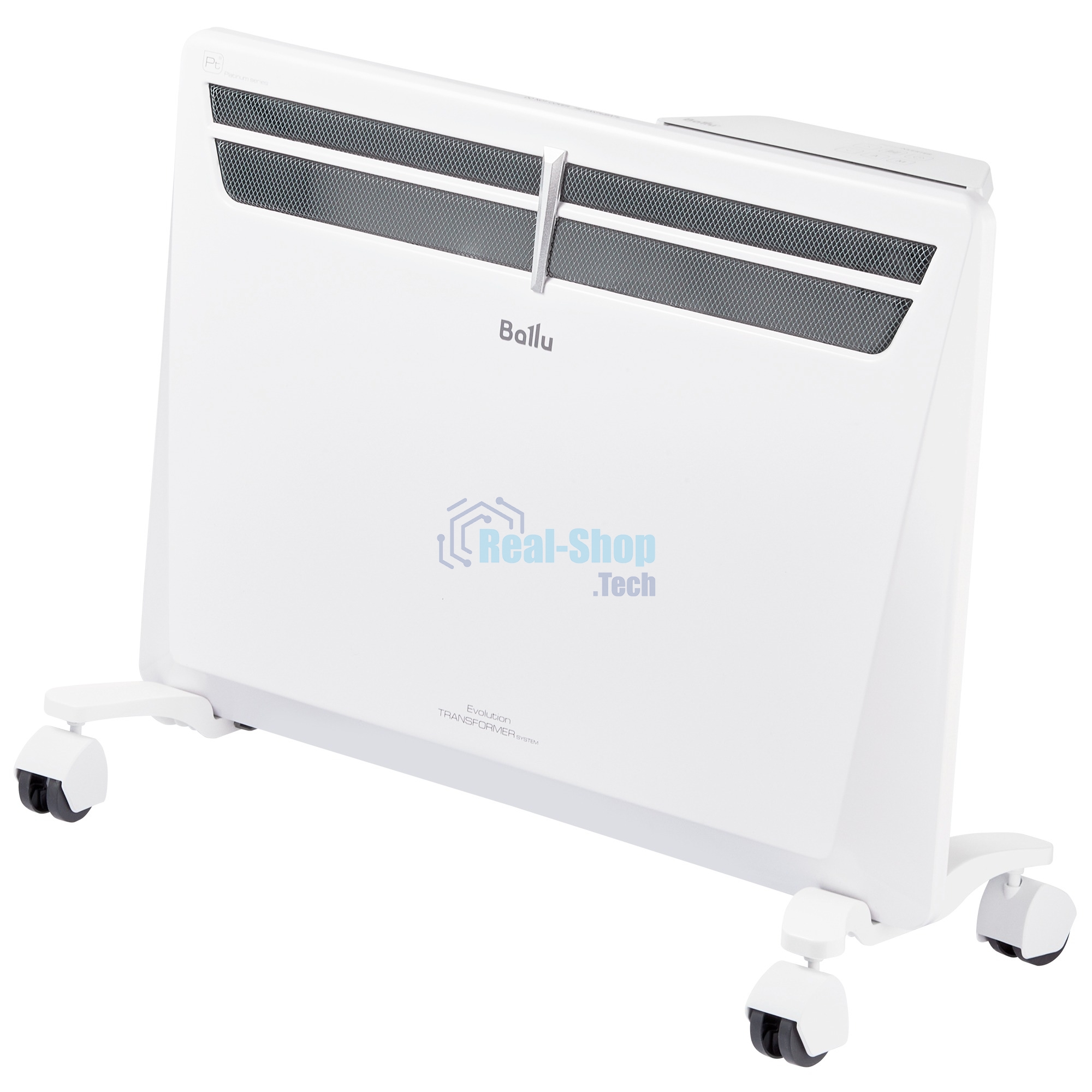 Конвектор электрический Ballu Evolution Digital Inverter BEC/EVI4-1000 белый, HEDGEHOG, 15 м², 1000 Вт, термостат, WiFi