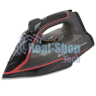 Утюг ECON ECO-BI2405 черный/красный, 2400 Вт, 40 г/мин, 140 г/мин, 210 мл