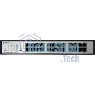 Коммутатор неуправляемый ORIGO, 24x1000Base-T, комплект для установки в 19