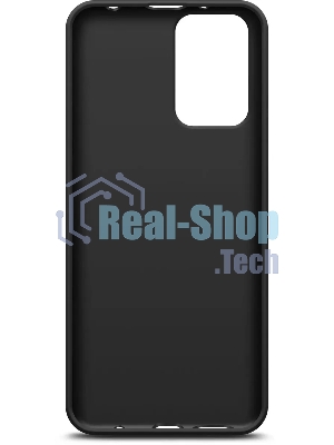 Чехол (клип-кейс) BORASCO Silicone Case, для Xiaomi Redmi 10, черный (матовый)