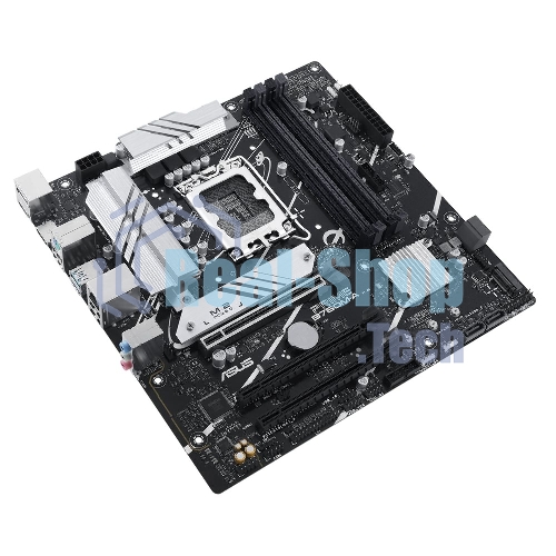 Материнская плата ASUS PRIME B760M-A-CSM, Socket LGA 1700, Intel B760, 4xDDR5, 4xSATA, 2xM.2, 1xPCIe 4.0 x16, 1xPCIe 4.0 x4, 2xHDMI, 1xDP, 1x 2.5Gb LAN, 2xUSB-A 3.1, 4xUSB-A 2.0, 3x3.5 мм, 7.1, mATX