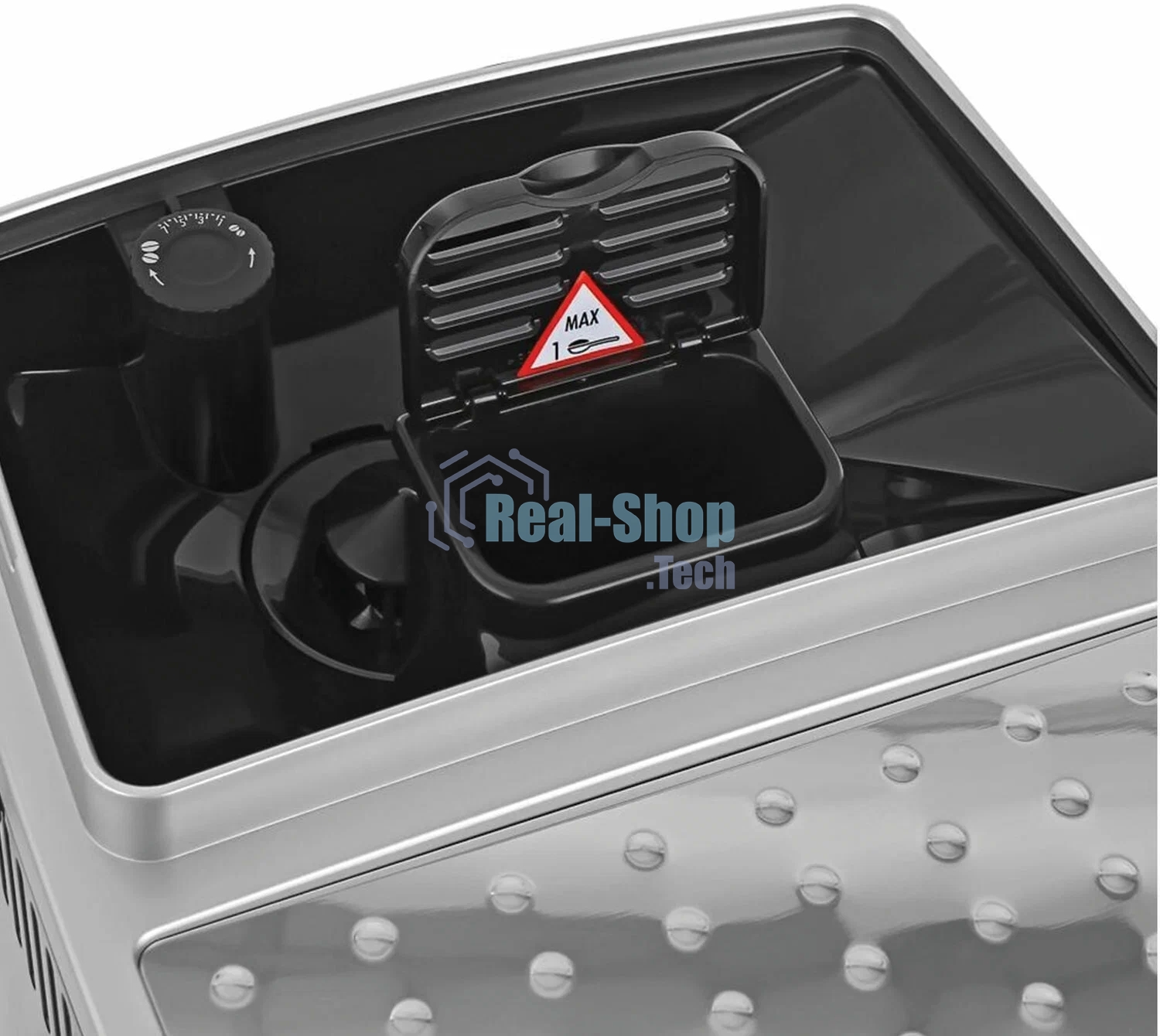 Кофемашина автоматическая DeLonghi ECAM 21.117.SB серебристый/черный, исп. кофе - зерновой/молотый, 1.8 л, 1450 Вт, 15 бар