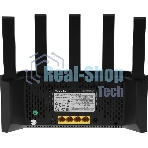 Двухдиапазонный Wi-Fi 6 роутер Tenda TX2L Pro AX1500, до 300 Мбит/с на 2,4 ГГц + до 1201 Мбит/с на 5 ГГц, LAN 3x1Gbит/с