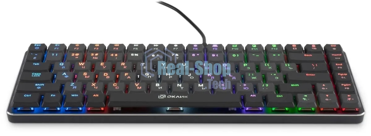 Клавиатура Oklick K615X проводная, USB Type-A, чёрный