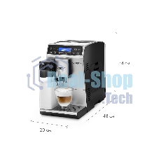 Кофемашина автоматическая DeLonghi ETAM29 660 SB серебристый/черный, исп. кофе - зерновой/молотый, 1.4 л, 1450 Вт, 15 Бар.