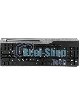 Клавиатура беспроводная A4Tech Fstyler FBK25, USB, Bluetooth/Радиоканал, черный/серый