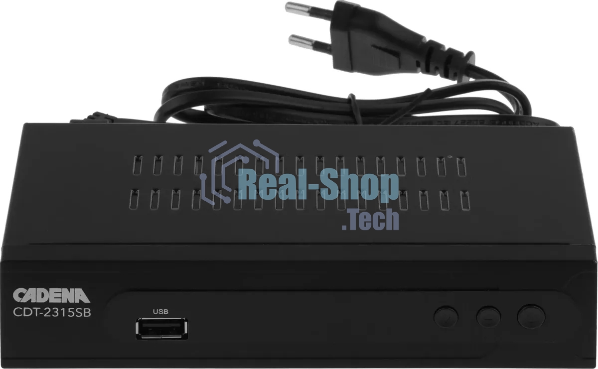 Приставка для цифрового ТВ Cadena CDT-2315SB черный, DVB-T2, DVB-T, HDMI, USB 2.0