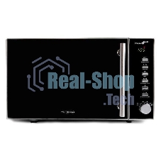 Микроволновая печь Steba MIC 2070 серебристый/черный, 20 л, 800 Вт, переключатели - кнопки, поворотный механизм