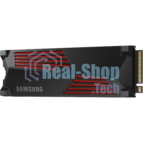 Накопитель SSD Samsung 990 PRO, 1000Gb, PCIe 4.0 x4, M.2 2280, NVMe, R/W 7450/6900, с радиатором