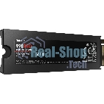 Накопитель SSD Samsung 990 PRO, 2000Gb, PCIe 4.0 x4, M.2 2280, NVMe, R/W 7450/6900, с радиатором