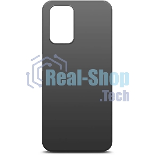 Чехол (клип-кейс) BORASCO Silicone Case, для Xiaomi Redmi 10, черный (матовый)