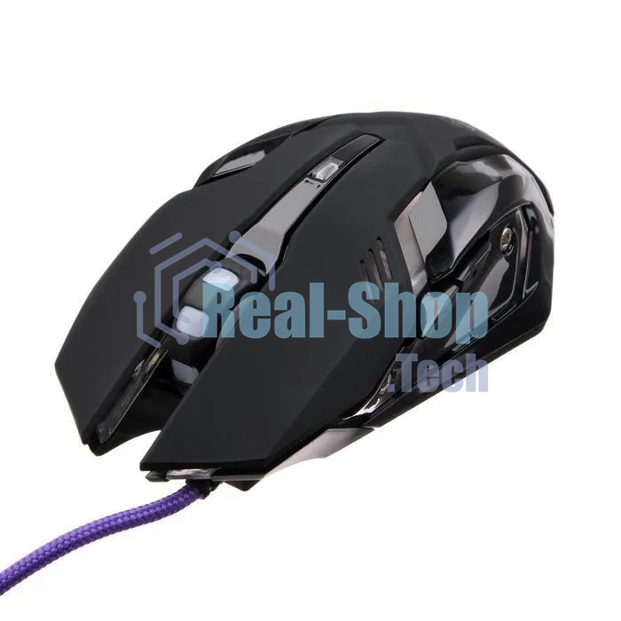 Комплект клавиатура+мышь Qumo Mystic K58/M76 проводной, USB, 3200 DPI, чёрный
