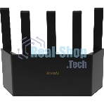 Двухдиапазонный Wi-Fi 6 роутер Tenda TX2L Pro AX1500, до 300 Мбит/с на 2,4 ГГц + до 1201 Мбит/с на 5 ГГц, LAN 3x1Gbит/с