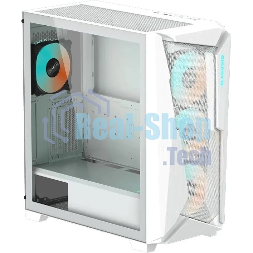 Компьютерный корпус Gigabyte C301GW белый без БП ATX 4x120мм 4x140мм 2xUSB 3.0 audio bott PSU