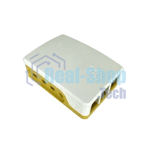 Компьютерный корпус ACD белый/желтый ABS Case for Raspberry 4B