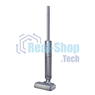 Пылесос вертикальный BQ VCA1003W холодный серый, питание от аккумулятора, 14 Вт, уборка суxая/влажная, пылесборник 0.36 л