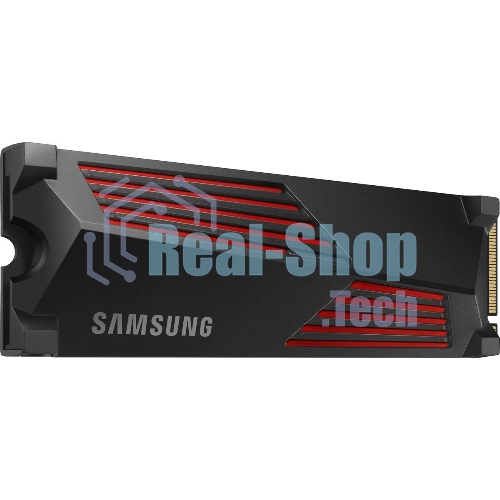 Накопитель SSD Samsung 990 PRO, 1000Gb, PCIe 4.0 x4, M.2 2280, NVMe, R/W 7450/6900, с радиатором