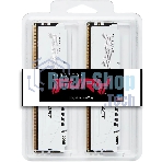 Оперативная память Kingston Fury Beast, DDR5, 64Gb (2x32Gb), 5600MHz, CL40, DIMM, с радиатором, белый