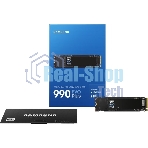 Накопитель SSD Samsung 990 EVO Plus, 2Tb, M.2 2280, PCIe 4.0 x4, NVMe, R/W 7250/6300