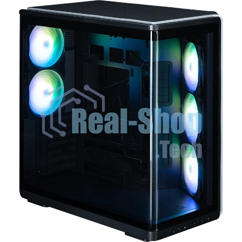 Компьютерный корпус ZALMAN MidTower P60 black (ATX, без БП, 2xUSB 3.0+USB Type C, 5x120мм ARGb) (Zalman P60 Black)
