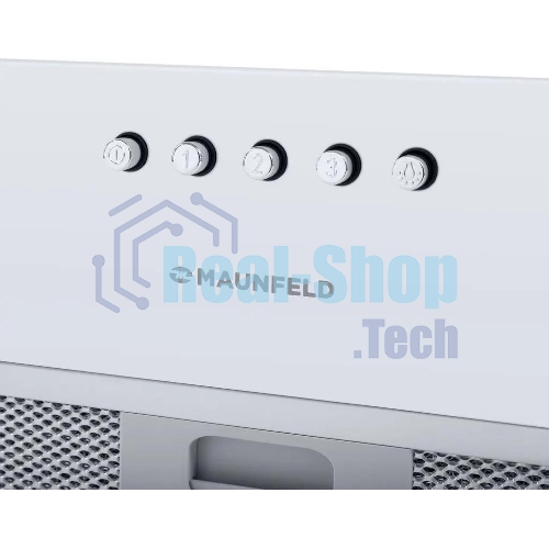 Вытяжка встраиваемая Maunfeld Crosby Power 50 белый, 50 см, 1050 куб. м/ч, 51.8 дБ