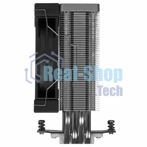 Кулер для процессора DEEPCOOL AK400 черный, 120 мм, алюминий/медь, 1850 об/мин, 29 дБ, 4 pin, 220 Вт, 155 мм