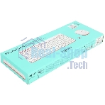 Комплект клавиатура+мышь Logitech MK240 Nano беспроводной, USB, 1000 DPI, белый