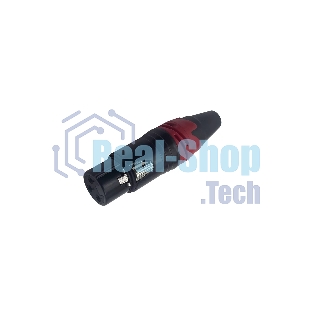Комплект кабельных разъемов Wize WXLR-3PF-5 XLR 3 pin, (розетка), 5 шт. в комплекте