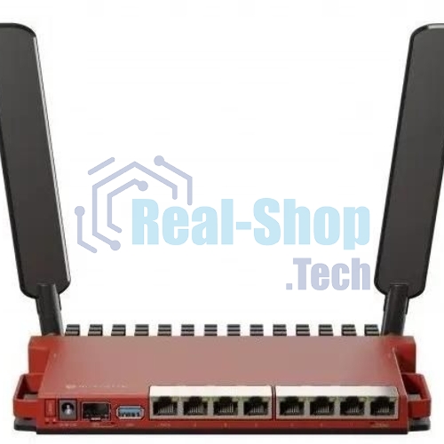 Роутер беспроводной MikroTik L009UiGS-2HaxD-IN AX600 10/100/1000BASE-TX, 2.4Ггц, 8*1Gbit, 1*SFP 2.5Gbit