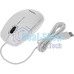 Мышь проводная Logitech B100 белый, 1000 dpi, USB, кнопки - 3
