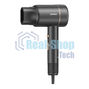 Фен Centek CT-2254 черный, 2000 Вт, ионизация