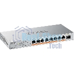 Коммутатор Zyxel XMG-108HP-EU0101F (L2) 8x2.5 Гбит/с 1SFP+ 8PoE++ 100W неуправляемый